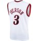 Men's Philadelphia 76ers Allen Iverson Mitchell & Ness White Hardwood Classics Swingman Jersey