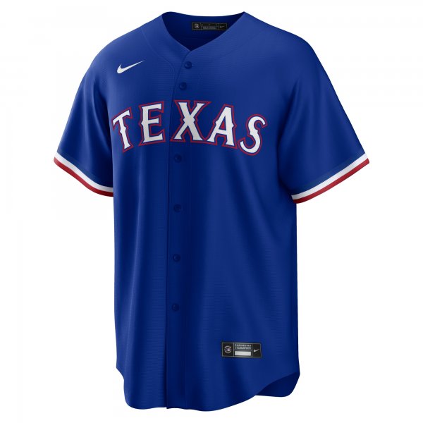 Men's Texas Rangers Jacob deGrom Nike Royal Away Replica Player Jersey