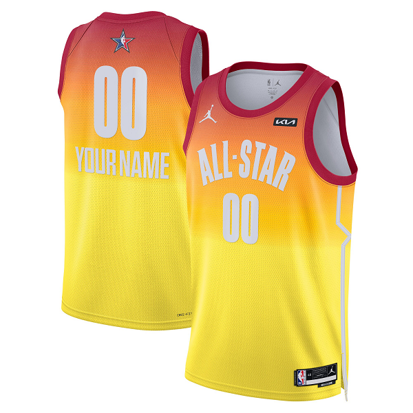 Men's Jordan Brand Orange 2023 NBA All-Star Game Pick-A-Player Swingman Custom Jersey