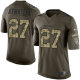 Nike Denver Broncos #27 Steve Atwater Green Men's Stitched NFL Limited Salute To Service Jersey