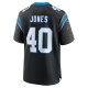 Men's Carolina Panthers Deion Jones Nike  Black  Game Jersey