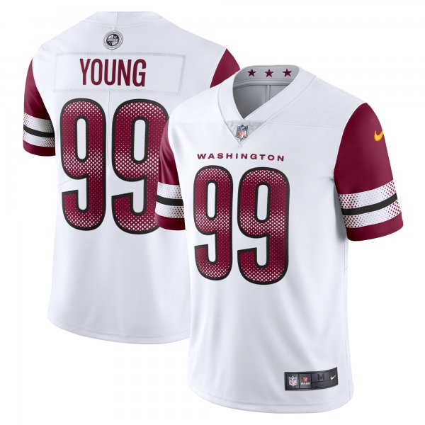 Men's Washington Commanders Chase Young Nike White Vapor Limited Jersey