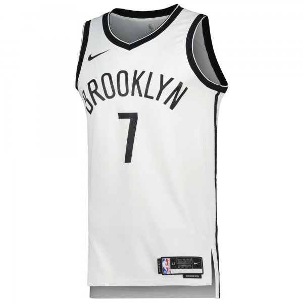 Unisex Brooklyn Nets Kevin Durant Nike White Swingman Jersey - Association Edition