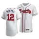 Men's Atlanta Braves #12 Sean Murphy Flex Base Nike White Home Jersey