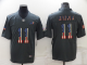 Men's Philadelphia Eagles #11 A.J. Brown 2019 Black Salute To Service USA Flag Fashion Limited NFL Jersey