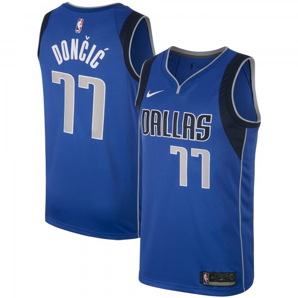 Men's Dallas Mavericks Luka Doncic Nike Royal Swingman Jersey