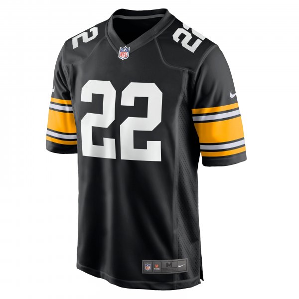 Men's Pittsburgh Steelers Najee Harris Nike Black Game Player Jersey