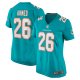 Women's Miami Dolphins Salvon Ahmed Nike Aqua Game Jersey