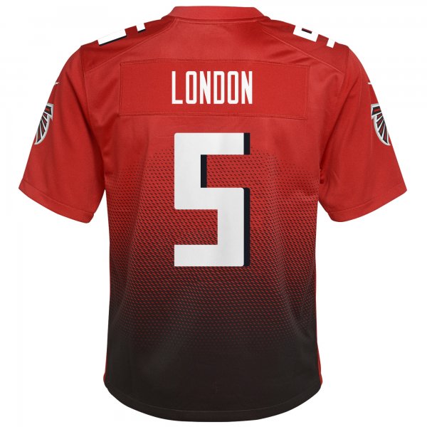 Youth Atlanta Falcons Drake London Nike Red Game Jersey