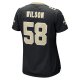 Women's New Orleans Saints Eric Wilson Nike Black Game Player Jersey