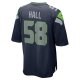 Men's Seattle Seahawks Derick Hall Nike College Navy  Game Jersey