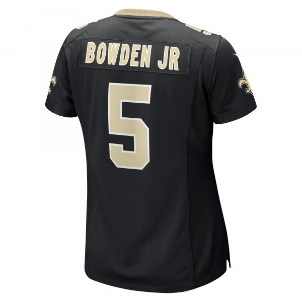 Women's New Orleans Saints Lynn Bowden Jr. Nike  Black Team Game Jersey