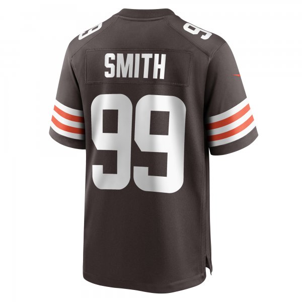 Men's Cleveland Browns Za'Darius Smith Nike  Brown Team Game Jersey