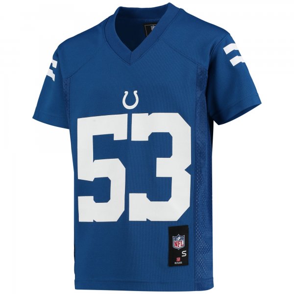 Youth Indianapolis Colts Shaquille Leonard Royal Replica Player Jersey