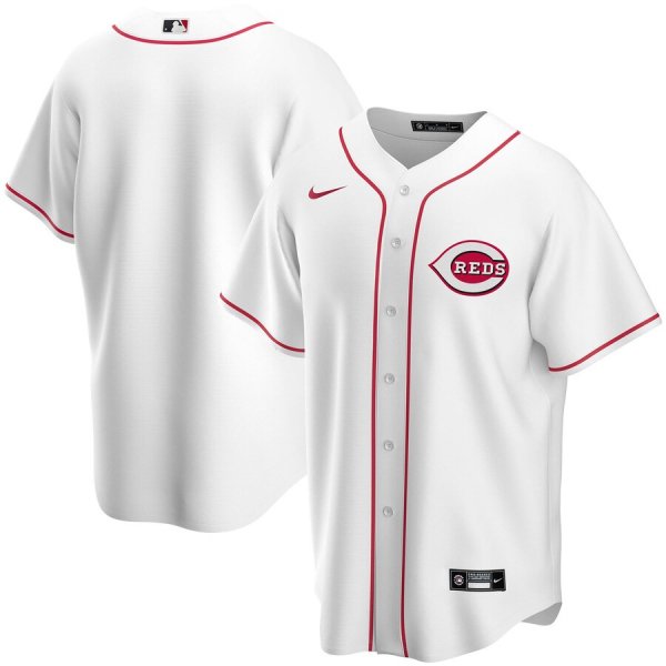 Men's Nike Cincinnati Reds Blank White Home 2020 MLB Jersey