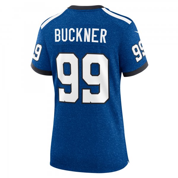 Women's Indianapolis Colts DeForest Buckner Nike Royal Indiana Nights Alternate Game Jersey