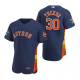 Men's Houston Astros Kyle Tucker Navy 2022 World Series Flex Base Jersey