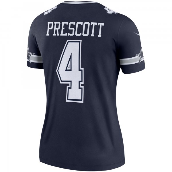 Women's Dallas Cowboys Dak Prescott Nike Navy Legend Player Jersey