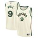 Men's Unisex Boston Celtics #9 Derrick White White 2023/24 Fast Break City Edition Jersey