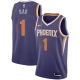 Men's Phoenix Suns #1 Nike Purple 2020/21 Swingman  Jersey - Icon Edition