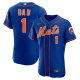 Men's New York Mets Nike Royal Alternate #1 Dad MLB Jersey