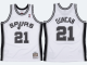 Men's San Antonio Spurs #21 Tim Duncan Mitchell & Ness 1998-99 White Swingman NBA Jersey