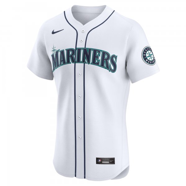 Men's Seattle Mariners Nike White Home Elite Pick-A-Player Retired Roster Jersey