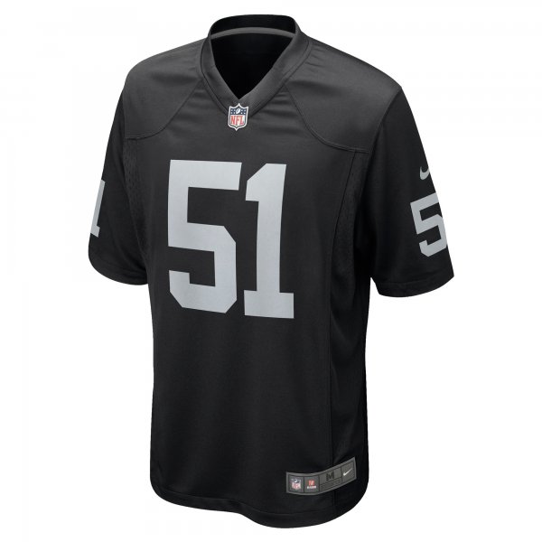 Men's Las Vegas Raiders Malcolm Koonce Nike Black Game Jersey