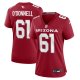 Women's Arizona Cardinals Carter O'Donnell Nike  Cardinal Team Game Jersey