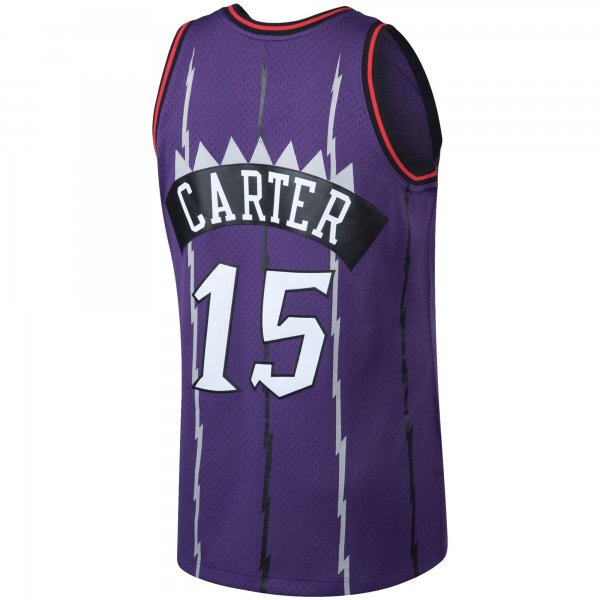 Men's Toronto Raptors Vince Carter Mitchell & Ness Purple 1998/99 Big & Tall Hardwood Classics Swingman Jersey