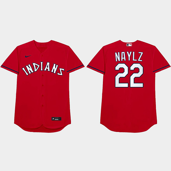 Josh Naylor 2021 Players Weekend Naylz Nickname Red Men's Jersey