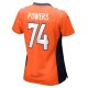 Women's Denver Broncos Ben Powers Nike Orange Game Player Jersey