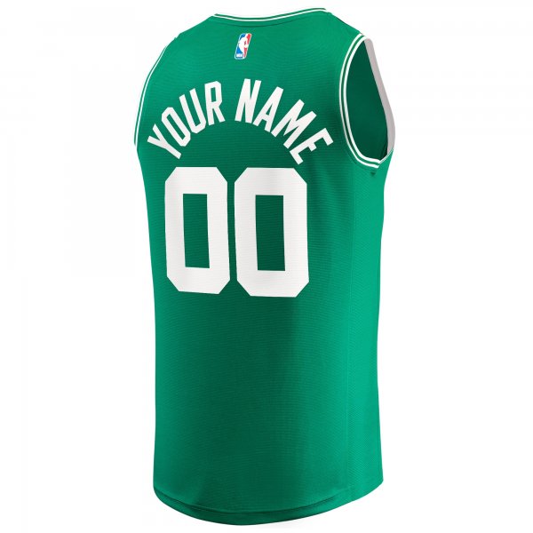 Youth Boston Celtics  Fanatics Green Fast Break Custom Jersey - Icon Edition