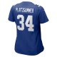 Women's New York Giants Sandro Platzgummer Nike Royal Game Player Jersey