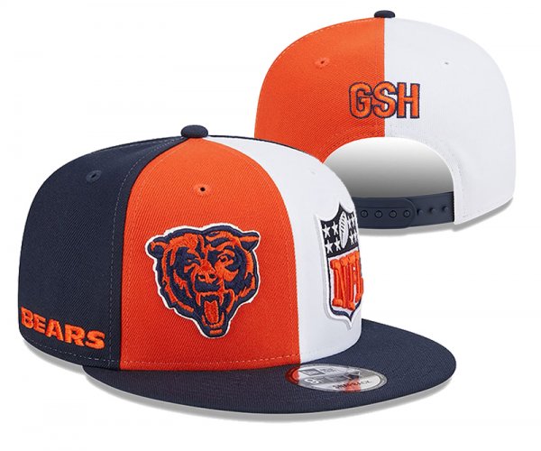 Chicago Bears Orange Black And Blue Cap