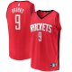 Men's Houston Rockets Dillon Brooks Fanatics Red Fast Break Replica Player Jersey - Icon Edition