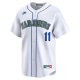 Men's Seattle Mariners Edgar Martinez Nike White Throwback Cooperstown Limited Jersey