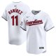 Men's Cleveland Guardians #11 Jose Ramirez Nike White Home Limited Player Jersey