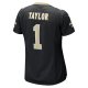 Women's New Orleans Saints Alontae Taylor Nike  Black Team Game Jersey