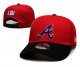 Atlanta Braves's black and red cap