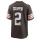 Men's Cleveland Browns Amari Cooper Nike Brown Game Jersey