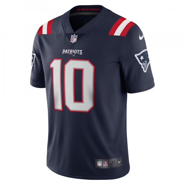 Men's New England Patriots Mac Jones Nike Navy Vapor Limited Jersey