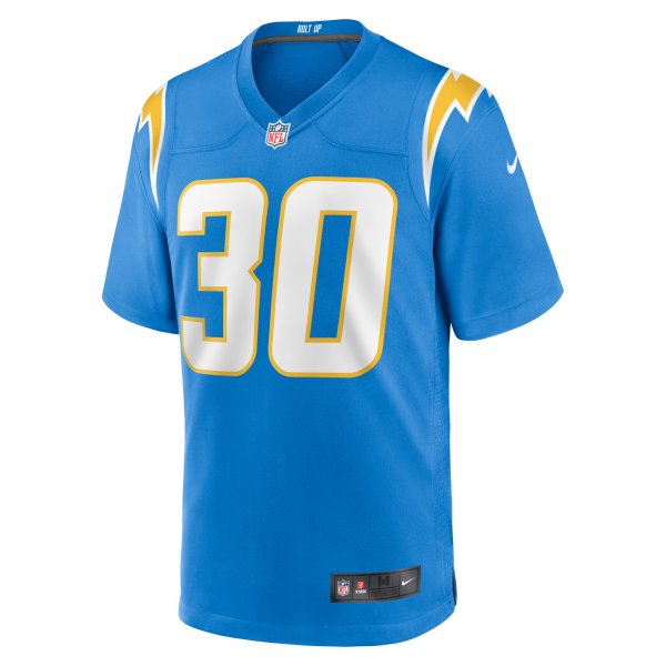 Men's Los Angeles Chargers Kimani Vidal Nike  Powder Blue Team Game Jersey