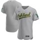 Men's Nike Oakland Athletics Blank Gray Road 2020 Official Team MLB Jersey