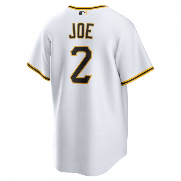 Men's Pittsburgh Pirates Connor Joe Nike White Home Replica Jersey