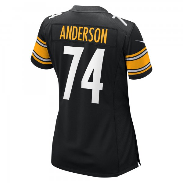 Women's Pittsburgh Steelers Spencer Anderson Nike  Black  Game Jersey