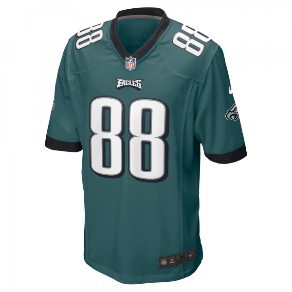 Men's Philadelphia Eagles Dallas Goedert Nike Midnight Green Game Jersey