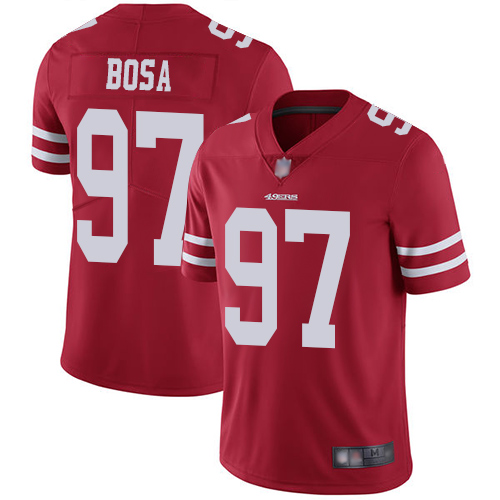 San Francisco 49ers #97 Nick Bosa Red Team Color Youth Stitched Nike NFL Vapor Untouchable Limited Jersey