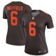 Women's Cleveland Browns Baker Mayfield Nike Brown Alternate Legend Jersey