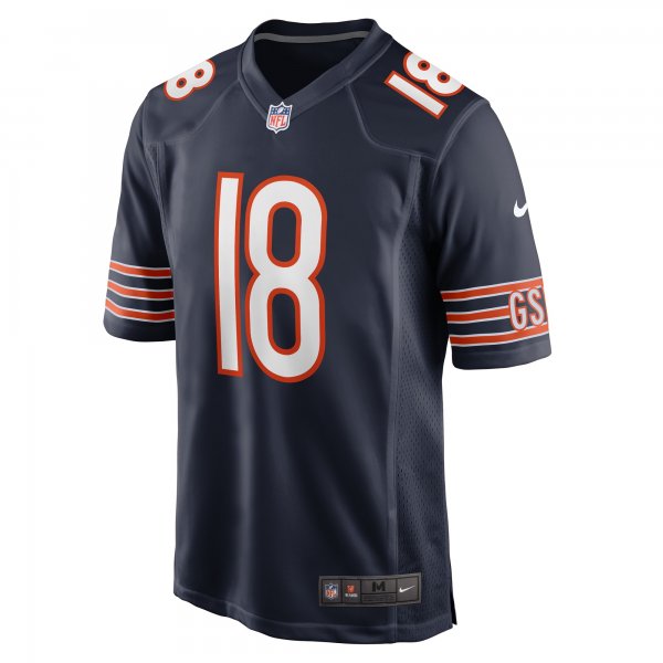 Men's Chicago Bears Caleb Williams Nike Navy 2024 NFL Draft First Round Pick Player Game Jersey